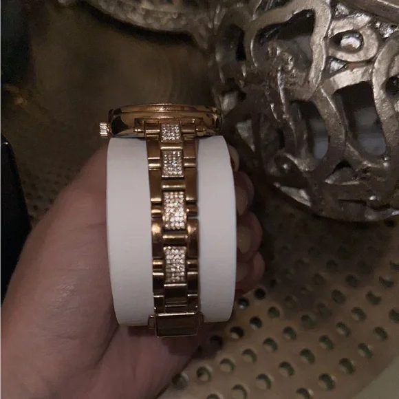 Michael Kors Women's 36mm Sofie Stainless Steel Chronograph Watch - Rose Gold - Picture 6 of 8